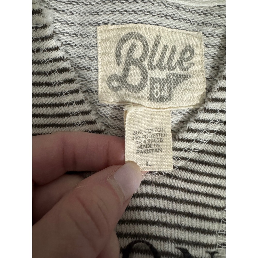 Blue 84 National‎ Champions UGA Striped Hoodie Pullover Sweatshirt Women's L - Picture 3 of 7